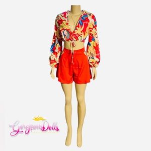 Gorgeous Dolls Morgan 2Pc Short Set